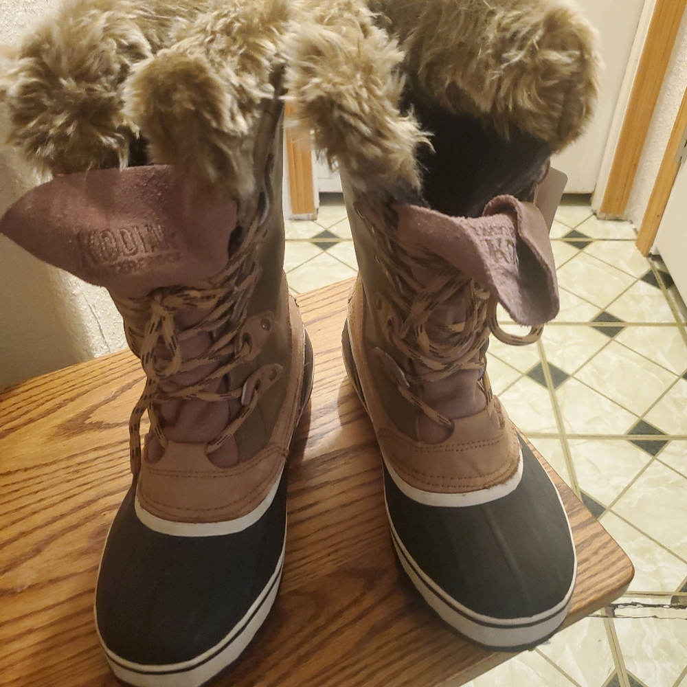 Kodiak Shoes | Kodiak Waterproof Fur Winter Boot | Color: Brown |...